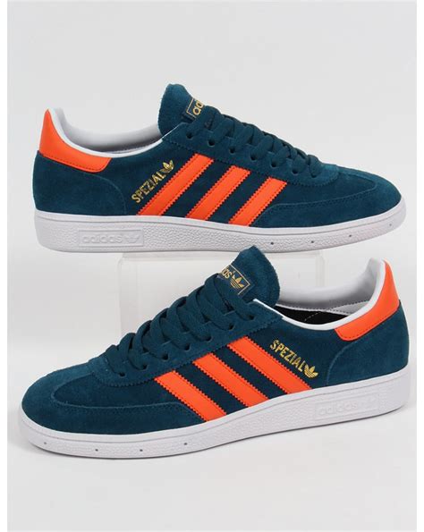 adidas sneakers blauw oranje